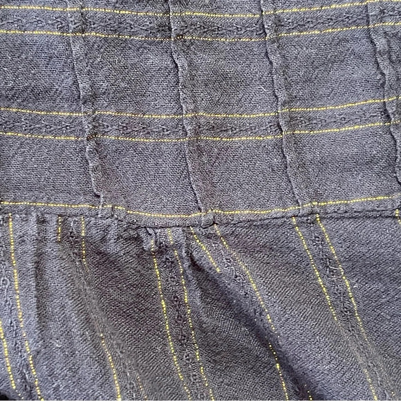 Maeve Blue Ruffled Long Sleeve Blouse - Picture 10 of 10